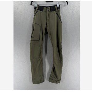 Peak Performance Pants Womens Size XS Green Cargo Hiking Trekking Softshell